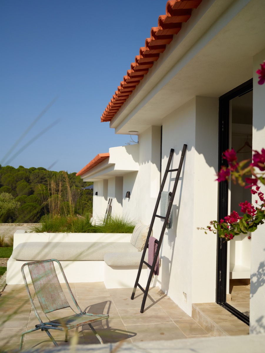 Evening wine on the terrace